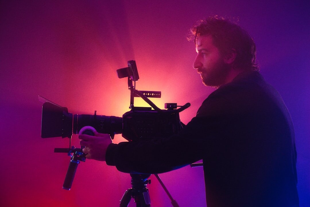 filmmaker holding camera
