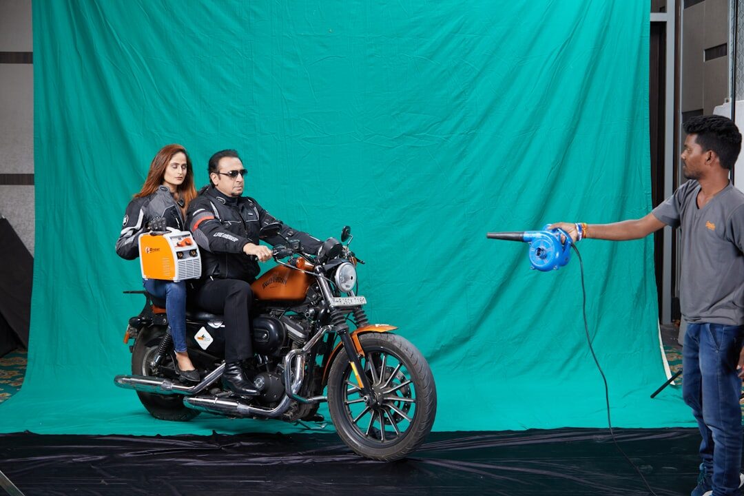 green screen filming